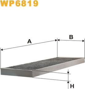 WIX Filters WP6819 - Filtre, air de l'habitacle cwaw.fr