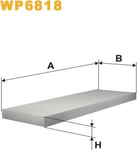 WIX Filters WP6818 - Filtre, air de l'habitacle cwaw.fr