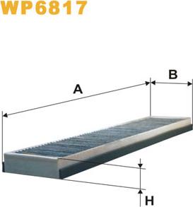 WIX Filters WP6817 - Filtre, air de l'habitacle cwaw.fr