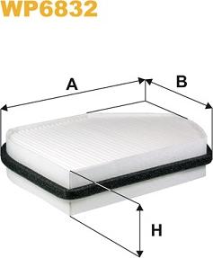 WIX Filters WP6832 - Filtre, air de l'habitacle cwaw.fr