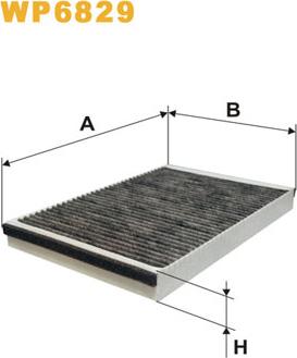 WIX Filters WP6829 - Filtre, air de l'habitacle cwaw.fr