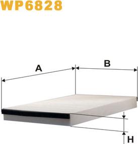 WIX Filters WP6828 - Filtre, air de l'habitacle cwaw.fr