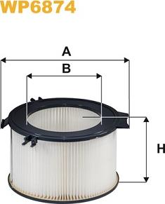 WIX Filters WP6874 - Filtre, air de l'habitacle cwaw.fr