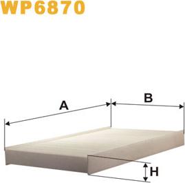 WIX Filters WP6870 - Filtre, air de l'habitacle cwaw.fr