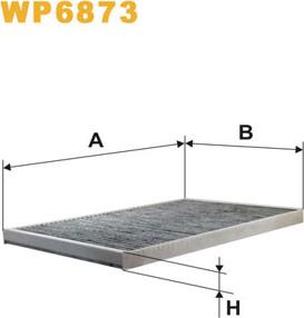 WIX Filters WP6873 - Filtre, air de l'habitacle cwaw.fr