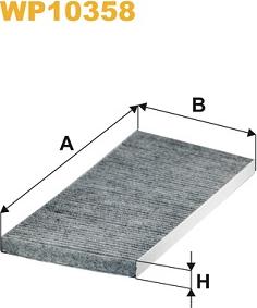WIX Filters WP10358 - Filtre, air de l'habitacle cwaw.fr