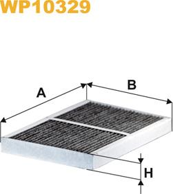 WIX Filters WP10329 - Filtre, air de l'habitacle cwaw.fr