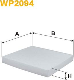 WIX Filters WP2094 - Filtre, air de l'habitacle cwaw.fr