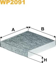 WIX Filters WP2091 - Filtre, air de l'habitacle cwaw.fr