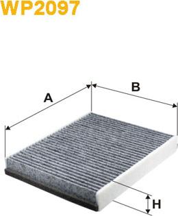 WIX Filters WP2097 - Filtre, air de l'habitacle cwaw.fr