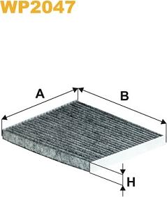 WIX Filters WP2047 - Filtre, air de l'habitacle cwaw.fr