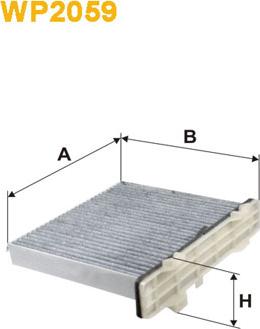 WIX Filters WP2059 - Filtre, air de l'habitacle cwaw.fr