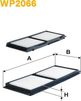 WIX Filters WP2066 - Filtre, air de l'habitacle cwaw.fr