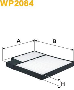 WIX Filters WP2084 - Filtre, air de l'habitacle cwaw.fr