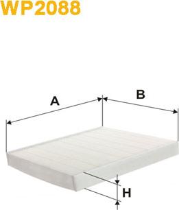 WIX Filters WP2088 - Filtre, air de l'habitacle cwaw.fr