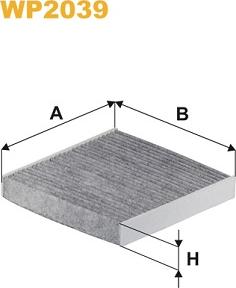 WIX Filters WP2039 - Filtre, air de l'habitacle cwaw.fr