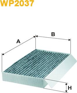 WIX Filters WP2037 - Filtre, air de l'habitacle cwaw.fr