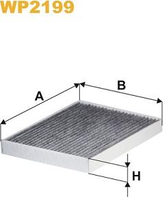 WIX Filters WP2199 - Filtre, air de l'habitacle cwaw.fr