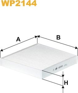 WIX Filters WP2144 - Filtre, air de l'habitacle cwaw.fr