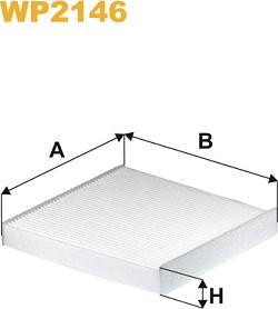 WIX Filters WP2146 - Filtre, air de l'habitacle cwaw.fr