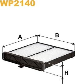 WIX Filters WP2140 - Filtre, air de l'habitacle cwaw.fr