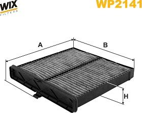 WIX Filters WP2141 - Filtre, air de l'habitacle cwaw.fr