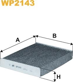 WIX Filters WP2143 - Filtre, air de l'habitacle cwaw.fr