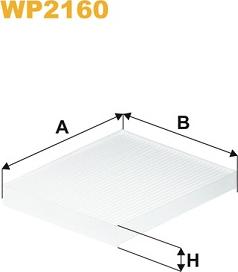 WIX Filters WP2160 - Filtre, air de l'habitacle cwaw.fr