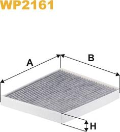 WIX Filters WP2161 - Filtre, air de l'habitacle cwaw.fr