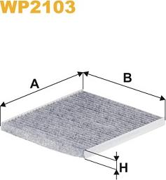 WIX Filters WP2103 - Filtre, air de l'habitacle cwaw.fr