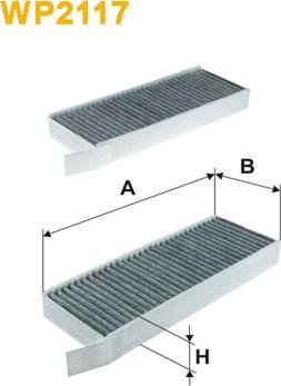 WIX Filters WP2117 - Filtre, air de l'habitacle cwaw.fr