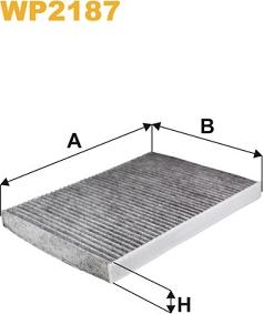 WIX Filters WP2187 - Filtre, air de l'habitacle cwaw.fr