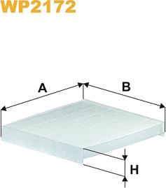 WIX Filters WP2172 - Filtre, air de l'habitacle cwaw.fr