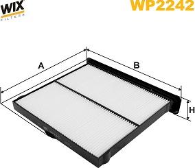 WIX Filters WP2242 - Filtre, air de l'habitacle cwaw.fr