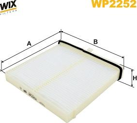 WIX Filters WP2252 - Filtre, air de l'habitacle cwaw.fr