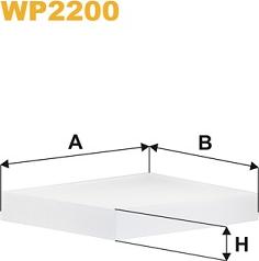 WIX Filters WP2200 - Filtre, air de l'habitacle cwaw.fr