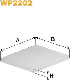 WIX Filters WP2202 - Filtre, air de l'habitacle cwaw.fr