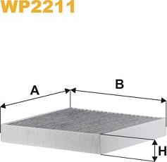 WIX Filters WP2211 - Filtre, air de l'habitacle cwaw.fr