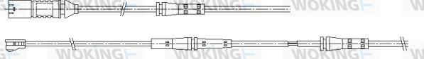 Woking 001179 - Contact d'avertissement, usure des plaquettes de frein cwaw.fr