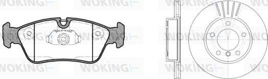 Woking 82843.02 - Kit de freins, frein à disques cwaw.fr