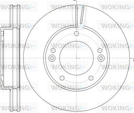 Woking D6992.10 - Disque de frein cwaw.fr