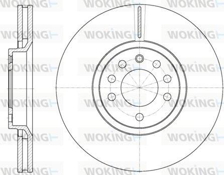 Woking D6944.10 - Disque de frein cwaw.fr