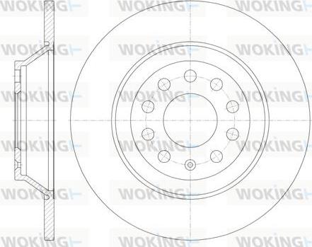 Woking D6969.00 - Disque de frein cwaw.fr