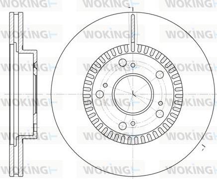 Woking D6962.10 - Disque de frein cwaw.fr