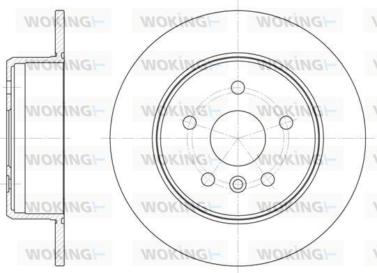 Woking D6914.00 - Disque de frein cwaw.fr