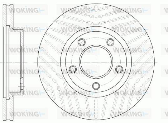 Woking D6932.10 - Disque de frein cwaw.fr