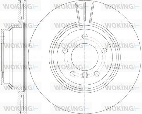 Woking D6975.10 - Disque de frein cwaw.fr