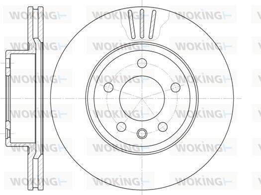 Woking D6490.10 - Disque de frein cwaw.fr