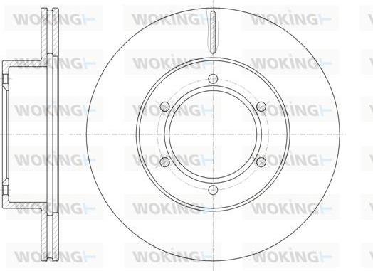 Woking D6497.10 - Disque de frein cwaw.fr