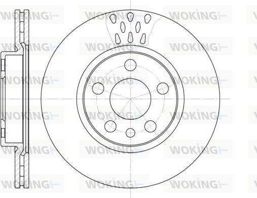 Woking D6442.11 - Disque de frein cwaw.fr